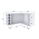 Ver imagem 4 de Armário Aéreo Modulado de Canto Juruti CabeCasa MadeiraOriginals