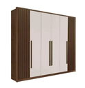 Ver imagem 1 de Guarda Roupa 6 Portas Mdf Anápolis Ripado- Móveis Valverde