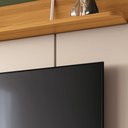 Ver imagem 4 de Painel Tv 70 Pol 180cm Bancada Suspensa Sarah Off White/cinamomo H01 - D’Rossi