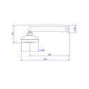 Ver imagem 3 de Chuveiro Acqua Plus com Tubo Parede Dark Antracite - Deca Deca Metais