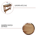 Ver imagem 3 de Aparador Buffet Vintage Retrô Rustico Madeira Maciça Cor Imbuia Balcão Organizador Cafe Sala Gourmet