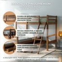 Ver imagem 6 de Cama Beliche L Solteiro Madeira Macica 2 Gavetoes:Castanho Claro
