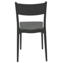 Ver imagem 4 de Kit 4 Cadeiras Plástico Resistente Preto Summa Diana Eco Tramontina Cozinha Área Externa