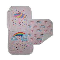 Kit 3 Paninhos de Boca Chuva de Benção com Prendedor de Chupeta - 2