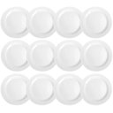 Ver imagem 1 de Jogo 12 Pratos Rasos 24cm Opaline Menu Nadir Figueiredo em Vidro Temperado Branco