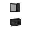 Conjunto Gabinete para Banheiro 2 Portas e 1 Nicho  - 2