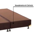 Ver imagem 6 de Cama Box Queen Ortobom Camurça Poliéster Marrom 158x198x42