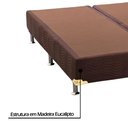 Ver imagem 5 de Cama Box Queen Ortobom Camurça Poliéster Marrom 158x198x42