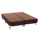 Ver imagem 1 de Cama Box Queen Ortobom Camurça Poliéster Marrom 158x198x42