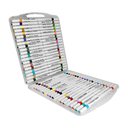 Ver imagem 1 de Super Kit Profissional Canetinhas Marca Texto Touch 80 Cores 1°linha Acrilic Maker