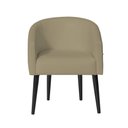 Ver imagem 3 de Poltrona Decorativa Sandy para Escritório Consultório Sala de Estar Recepção em Courvin - Bege