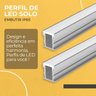 Perfil Led Embutir 21x25mm Ip65 2m | Alumínio Piso Solo Garagem | Vellar | Iluminação Externa/intern - 8