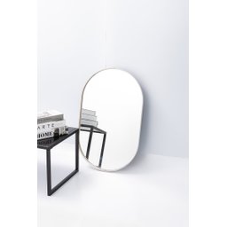 Espelho Oval com Moldura em Metal 80 x 50 cm - 2