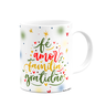 Caneca de Natal - Fé Amor Família Gratidão - 1