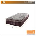 Ver imagem 2 de Colchão Solteirão Benter Solteiro Twin Molas Ensacadas Detroit Visco Gel Pillow In 96x203x31cm