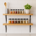 Ver imagem 2 de Kit 2 Prateleira Suspensa Mão Francesa Côncavo 30x60cm