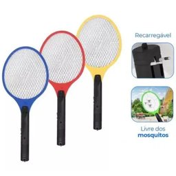 Raquete Elétrica Mata Insetos Recarregável Bivolt Fácil Uso - 2