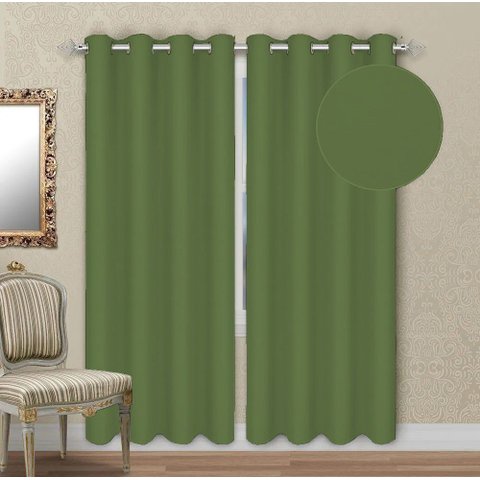 Cortina Blackout Microfibra 2,40 X 1,80m Admirare - Verde