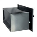 Ver imagem 4 de Caixa de Correio Frente Black Texturizada Corpo em Aço Embutir na Parede - Arkell