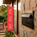 Ver imagem 3 de Caixa de Correio Frente Black Texturizada Corpo em Aço Embutir na Parede - Arkell