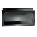 Ver imagem 5 de Caixa de Correio Frente Black Texturizada Corpo em Aço Embutir na Parede - Arkell