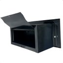 Ver imagem 6 de Caixa de Correio Frente Black Texturizada Corpo em Aço Embutir na Parede - Arkell