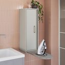 Ver imagem 1 de Armário Aéreo Lavanderia Assis 1 Porta com Tábua de Passar Arenas - Art In Móveis