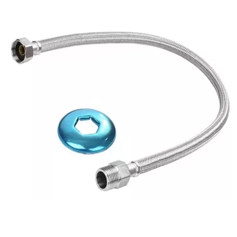 Engate Flex. Flux Hidro 40cm Inox