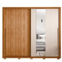 Ver imagem 3 de Guarda Roupa Casal 2 Portas 4 Gavetas Imper Marrom Caemmun