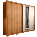 Ver imagem 4 de Guarda Roupa Casal 2 Portas 4 Gavetas Imper Marrom Caemmun