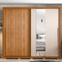 Ver imagem 2 de Guarda Roupa Casal 2 Portas 4 Gavetas Imper Marrom Caemmun