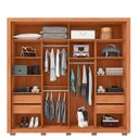 Ver imagem 5 de Guarda Roupa Casal 2 Portas 4 Gavetas Imper Marrom Caemmun