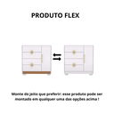 Ver imagem 6 de Cômoda Sapateira Multiuso Ilha Bela 4 Gavetas- Vlr Móveis: Branco Camarim
