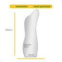 Ver imagem 3 de Espelho de Parede Orgânico Curves com Led Frio Corpo Inteiro 150x50cm Banheiro Sala Quarto