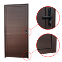 Ver imagem 2 de Porta Alumínio Lambril D.Marrom Corten 70 Brimak