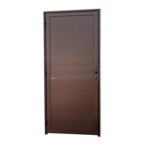 Porta Alumínio Lambril D.Marrom Corten 70 Brimak