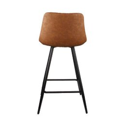 Banqueta Petrópolis Base Metal(preto) C/ 65cm Altura, Ass. Estof. Revest. Pu - 3
