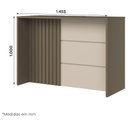 Ver imagem 3 de Bancada Gourmet Ambiente Connect Duna Cristal – Henn
