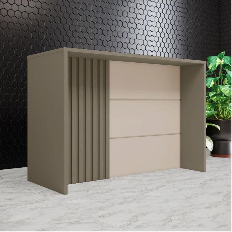 Bancada Gourmet Ambiente Connect Duna Cristal – Henn | MadeiraMadeira
