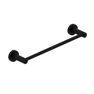 Toalheiro Porta Toalha de 30cm para Banheiro - Black Matte - Drop Metais