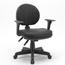 Ver imagem 1 de Cadeira Escritório Ergonômica Operativa Executiva Vinil Nr17 Cor:preto