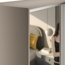 Ver imagem 6 de Guarda Roupa Solteiro com Espelho 2 Portas em BP Belluno 