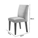Ver imagem 4 de Mesa Olimpia 120 Mdf Vidro Canto Copo 4 Cadeiras Grecia