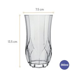 Kit 12 Copos Opera Long Drink 360ml Nadir Figueiredo - 3