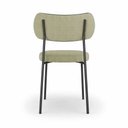 Ver imagem 5 de Kit 2 Cadeiras Sala de Jantar Lisa Pés Preto Linho/PU Bege/Preto m² - Monari Design