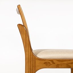 Banqueta Lisboa Encosto com Tela Sintética Estofado Creme - 9