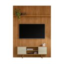 Ver mais imagens de Rack com Painel Teto New Panorama para TV até 65 Polegadas 179cm MDP-MDF Cumaru e Opala Madetec