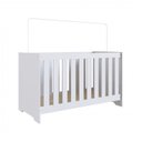 Ver imagem 6 de Quarto de Bebê com Guarda-Roupas e Berço 3 em 1 com Colchão 