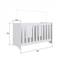 Ver imagem 4 de Quarto de Bebê com Guarda-Roupas e Berço 3 em 1 com Colchão 