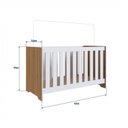 Ver imagem 6 de Quarto de Bebê com Guarda-Roupa e Berço 3 em 1 com Colchão